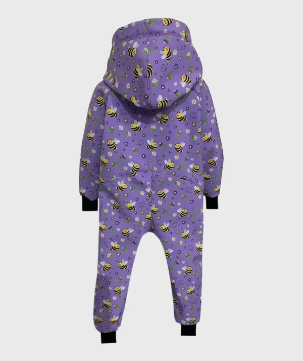 Waterproof Softshell Overall Comfy Bees And Flowers Jumpsuit