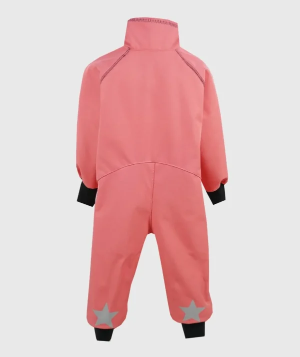 Waterproof Softshell Overall Comfy Raspberry Bodysuit