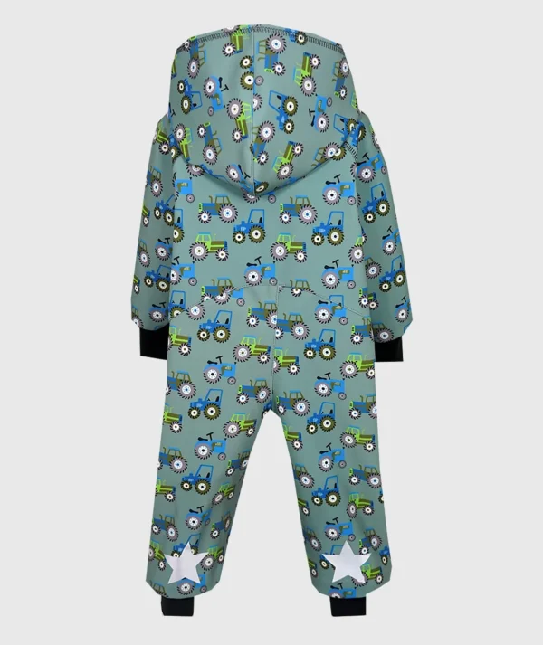 Waterproof Softshell Overall Comfy Tractors Jumpsuit