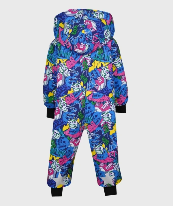 Waterproof Softshell Overall Comfy Scary Clowns Jumpsuit