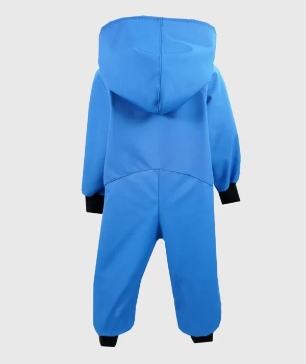 Waterproof Softshell Overall Comfy Denim Blue Jumpsuit