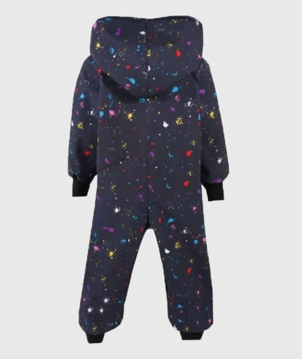 Waterproof Softshell Overall Comfy Glowing Spots Jumpsuit