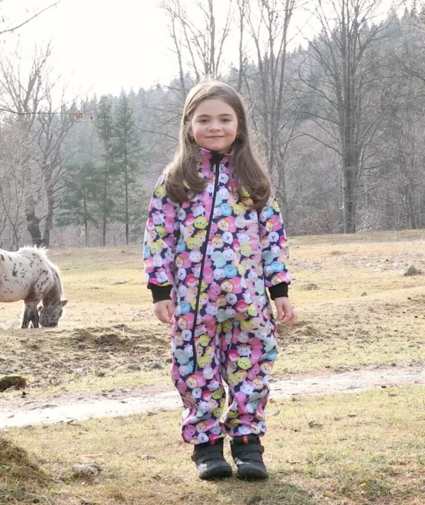 Waterproof Softshell Overall Comfy Fluffy Toys Bodysuit