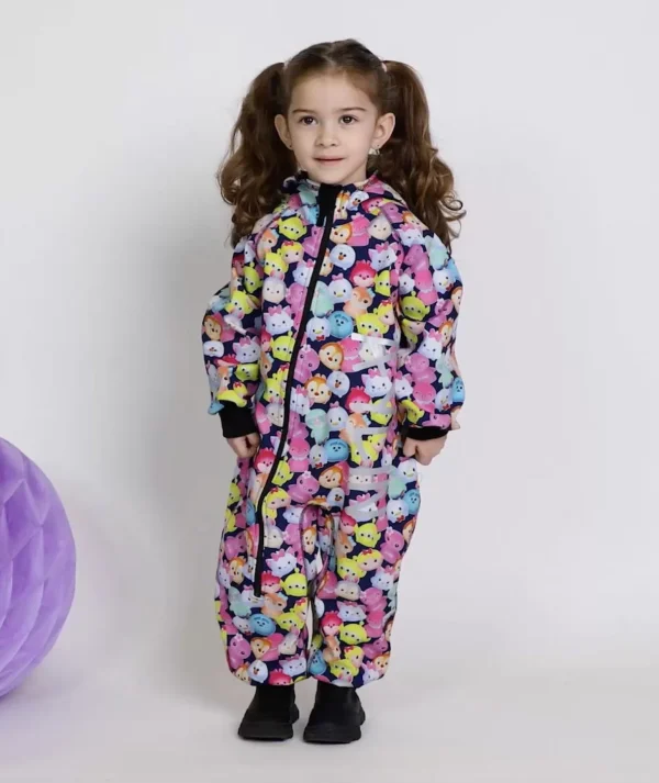 Waterproof Softshell Overall Comfy Fluffy Toys Jumpsuit