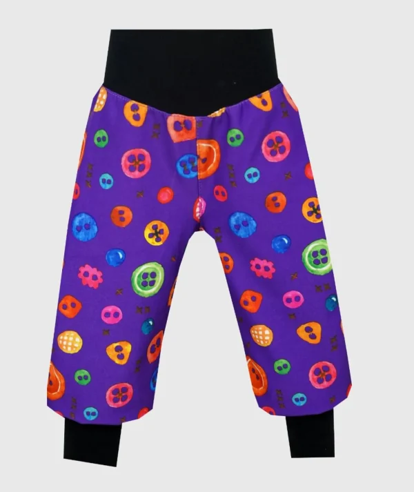 Waterproof Softshell Pants Colorful Buttons