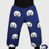 Waterproof Softshell Pants Pixel Panda Blue