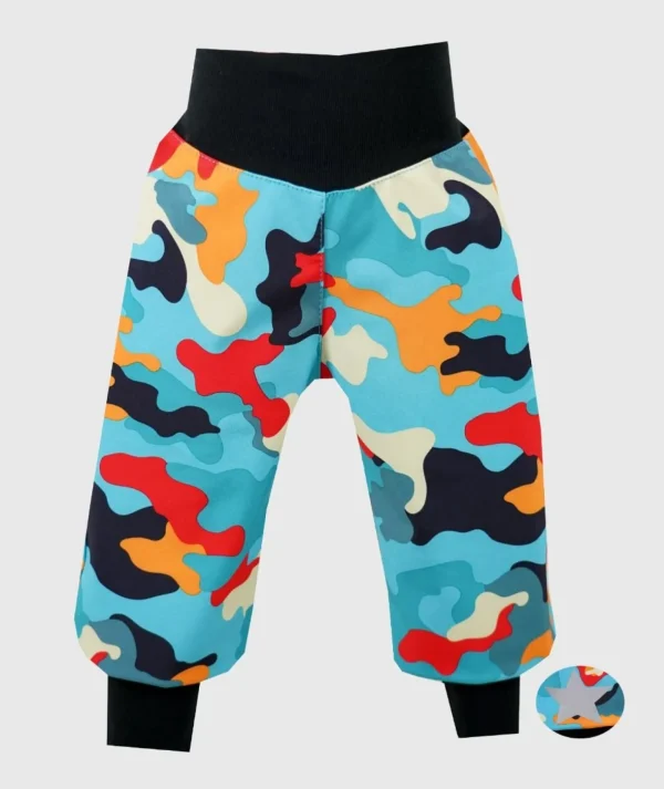 Waterproof Softshell Pants Colorful Camouflage