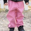 Waterproof Softshell Pants Dusty Pink Melange