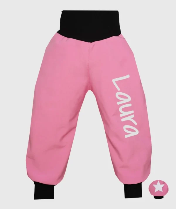 Waterproof Softshell Pants Candy Pink