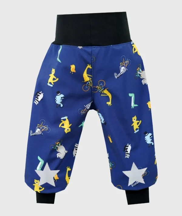 Waterproof Softshell Pants Animals Circus