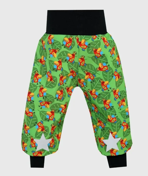 Waterproof Softshell Pants Parrots Drawings